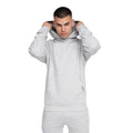 Grey Marl - Front - Crosshatch Mens Emmson Hoodie