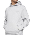 Grey Marl - Side - Crosshatch Mens Emmson Hoodie