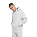 Grey Marl - Lifestyle - Crosshatch Mens Emmson Hoodie