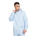 Light Blue - Front - Crosshatch Mens Emmson Hoodie