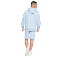 Light Blue - Back - Crosshatch Mens Emmson Hoodie