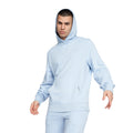 Light Blue - Lifestyle - Crosshatch Mens Emmson Hoodie