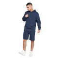 Navy - Pack Shot - Crosshatch Mens Emmson Hoodie