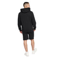 Black - Back - Crosshatch Mens Emmson Hoodie