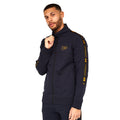 Navy - Front - Crosshatch Mens Trackside Full Zip Jacket