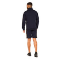 Navy - Back - Crosshatch Mens Trackside Full Zip Jacket