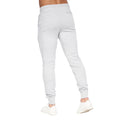 Grey Marl - Back - Crosshatch Mens Karmon Jogging Bottoms