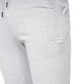 Grey Marl - Side - Crosshatch Mens Karmon Jogging Bottoms