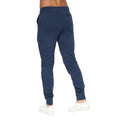 Navy - Back - Crosshatch Mens Karmon Jogging Bottoms