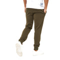 Dark Olive - Back - Crosshatch Mens Mayview Jogging Bottoms