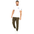 Dark Olive - Close up - Crosshatch Mens Mayview Jogging Bottoms