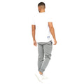 Grey Marl - Close up - Crosshatch Mens Mayview Jogging Bottoms