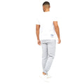 Grey Marl - Pack Shot - Crosshatch Mens Mayview Jogging Bottoms