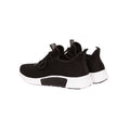 Black - Back - Crosshatch Mens Rideout Trainers