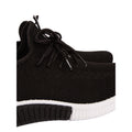 Black - Side - Crosshatch Mens Rideout Trainers