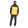 Yellow - Back - Crosshatch Mens Presnell High-Neck Gilet