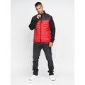 Red - Pack Shot - Crosshatch Mens Presnell High-Neck Gilet