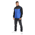 Blue - Lifestyle - Crosshatch Mens Presnell High-Neck Gilet