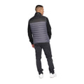 Charcoal - Back - Crosshatch Mens Presnell High-Neck Gilet