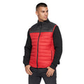 Red - Front - Crosshatch Mens Presnell High-Neck Gilet