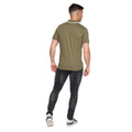 Olive - Back - Duck and Cover Mens Samtra Polo Shirt