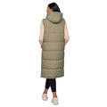 Olive - Back - Crosshatch Womens-Ladies Alaiya Gilet