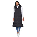 Black - Front - Crosshatch Womens-Ladies Alaiya Gilet