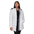 Off White - Side - Crosshatch Womens-Ladies Denmoore Jacket