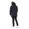 Black - Back - Crosshatch Mens Daydream Parka