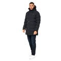 Black - Close up - Crosshatch Mens Daydream Parka