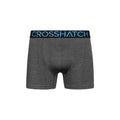 Charcoal Marl - Lifestyle - Crosshatch Mens Chasma Boxer Shorts (Pack of 3)