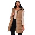 Camel - Pack Shot - Crosshatch Womens-Ladies Samantha Gilet