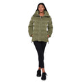 Olive - Lifestyle - Crosshatch Womens-Ladies Cassandra Jacket