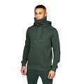 Jungle Green - Front - Juice Mens Venmark Snood Collar Hoodie