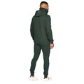 Jungle Green - Back - Juice Mens Venmark Snood Collar Hoodie