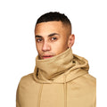 Sand - Pack Shot - Juice Mens Venmark Snood Collar Hoodie