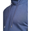 Bearing Sea Blue - Side - Juice Mens Venmark Snood Collar Hoodie