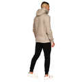 Stone - Back - Juice Mens Venmark Snood Collar Hoodie