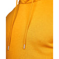 Yellow - Side - Juice Mens Venmark Snood Collar Hoodie