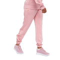 Pink - Front - Crosshatch Womens-Ladies Genova Tracksuit Bottoms