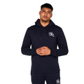 Navy - Front - Born Rich Mens Fontaine Hoodie