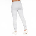 Grey Marl - Back - Crosshatch Mens Karmon Jogging Bottoms