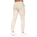 Stone - Back - Crosshatch Mens Karmon Jogging Bottoms