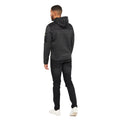 Black - Back - Duck and Cover Mens Menworth Full Zip Jacket