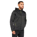 Black - Side - Duck and Cover Mens Menworth Full Zip Jacket