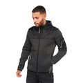 Black - Front - Duck and Cover Mens Menworth Full Zip Jacket