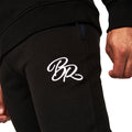 Black - Pack Shot - Born Rich Mens Fontaine Jogging Bottoms