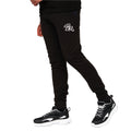 Black - Front - Born Rich Mens Fontaine Jogging Bottoms