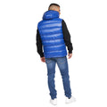 Mid Blue - Back - Born Rich Mens Mateo Gilet