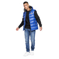 Mid Blue - Pack Shot - Born Rich Mens Mateo Gilet